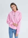 Hanorac hoodie cu glugă - roz-pastel - CROPP - small1