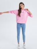 Hanorac hoodie cu glugă - roz-pastel - CROPP - small2