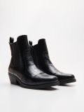 Botki z motywem skóry krokodyla - czarny - CROPP - small3