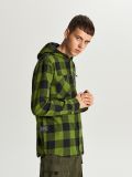 Koszula z kapturem - zielony - CROPP - small3
