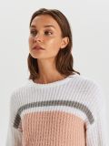 Kolorowy sweter - kremowy - CROPP - small3
