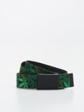 Parciany pasek z nadrukiem - zielony - CROPP - small1