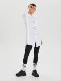 Cămașă lungă oversize - alb - CROPP - small1