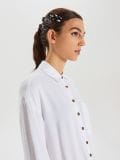 Cămașă lungă oversize - alb - CROPP - small3