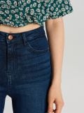 Jeansy high waist - granatowy - CROPP - small3