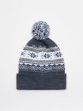 Căciulă de iarnă cu pompon - bleumarin - CROPP - small3