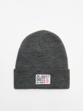 Męska czapka z naszywką - szary - CROPP - small1