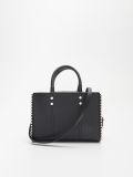 Veľká kabelka s ozdobným detailom - čierna - CROPP - small1