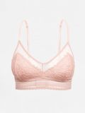 Koronkowy bralet - różowy - CROPP - small1
