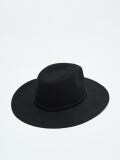 Kapelusz z paskiem - czarny - CROPP - small3