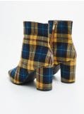 Check print ankle boots - Gelb - CROPP - small4
