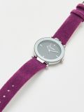 Zegarek na rękę aksamitny - purpurowy - CROPP - small2