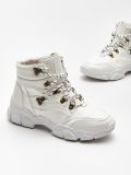 Zimowe buty na grubej podeszwie - biały - CROPP - small2