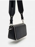 Torebka na ramię z ćwiekami - czarny - CROPP - small3