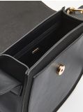 Półokrągła torebka listonoszka - czarny - CROPP - small4