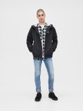 Lehká bunda s kapucí - černý - CROPP - small2