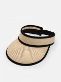 Pleciony daszek - beżowy - CROPP - small1