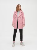 Palton cu două rânduri de nasturi - roz - CROPP - small1
