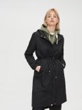 Parka z kapturem - czarny - CROPP - small3