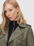 Bikerjacke aus Wildlederimitat - Grün - CROPP - small3