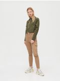 Kurze Jeansjacke - Grün - CROPP - small5