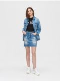 Jeansowa kurtka - niebieski - CROPP - small3