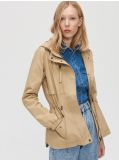 Bawełniana parka - beżowy - CROPP - small2