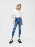 Jeansy push up z przetarciami - niebieski - CROPP - small2