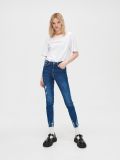 Jeansy push up z przetarciami - niebieski - CROPP - small1