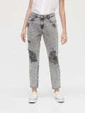 Jeansy boyfriend z przetarciami - jasny szary - CROPP - small2