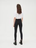 Džíny high waist s řetízkem - černý - CROPP - small4