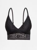 Koronkowy bralet - czarny - CROPP - small1