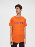 Koszulka z napisem Cropp - pomarańczowy - CROPP - small3