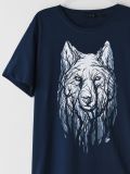 Tricou pentru bărbați - bleumarin - CROPP - small1