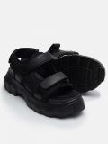 Sandale cu prindere cu scai - negru - CROPP - small3