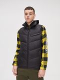 Pikowana kamizelka - czarny - CROPP - small3