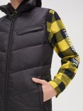 Pikowana kamizelka - czarny - CROPP - small4