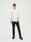 Camicia con colletto rigido - Bianco - CROPP - small1