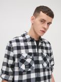 Károvaná košeľa - čierna - CROPP - small3