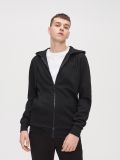Zapínacia mikina s kapucňou - čierna - CROPP - small3