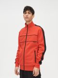 Rozpinana bluza z lampasami - czerwony - CROPP - small1