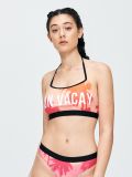Costum de baie cu imprimeu - portocaliu - CROPP - small1