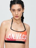 Costum de baie cu imprimeu - portocaliu - CROPP - small2