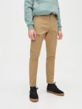Chino hlače mrkva kroja - bež - CROPP - small2