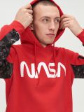 Bluza NASA z kapturem - czerwony - CROPP - small1