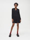 Viscose shirt dress - Schwarz - CROPP - small1