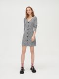 Pepita-Kleid - Schwarz - CROPP - small2