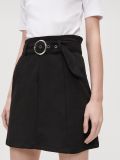 Spódnica zamszowa z paskiem - czarny - CROPP - small2