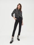 Cămașă din viscoză în dungi - negru - CROPP - small1