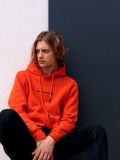 Bluza kangurka z kapturem - pomarańczowy - CROPP - small1